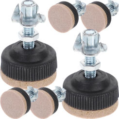 6 pcs Heavy Duty Adjustable Leveling Feet Furniture Leveling Screw Leg levelers Height legs