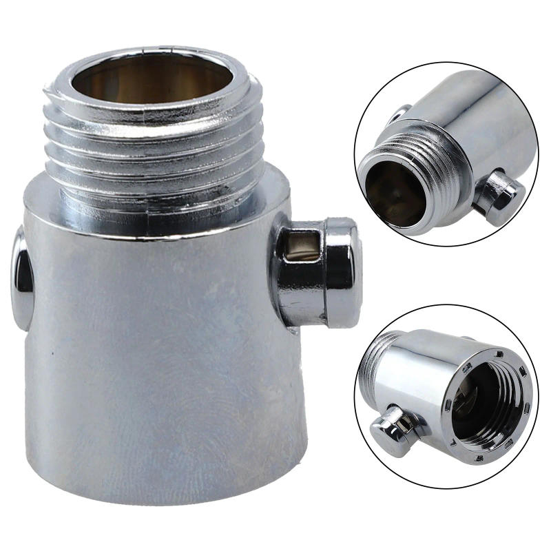 Description Picture 2 of itemABS Shower Head Arm Diverter Valves Bidet Sprayer Head Water Shut Off Angle Valve Flow Regulator Stop Switch Bathroom Accessory
