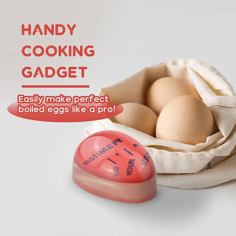 Description Picture 5 of itemResin Boiled Egg Timer, Fully Cooked, Half-cooked Egg Cooker Can Be Seen According To The Color Change, Kitchen Timer Tool