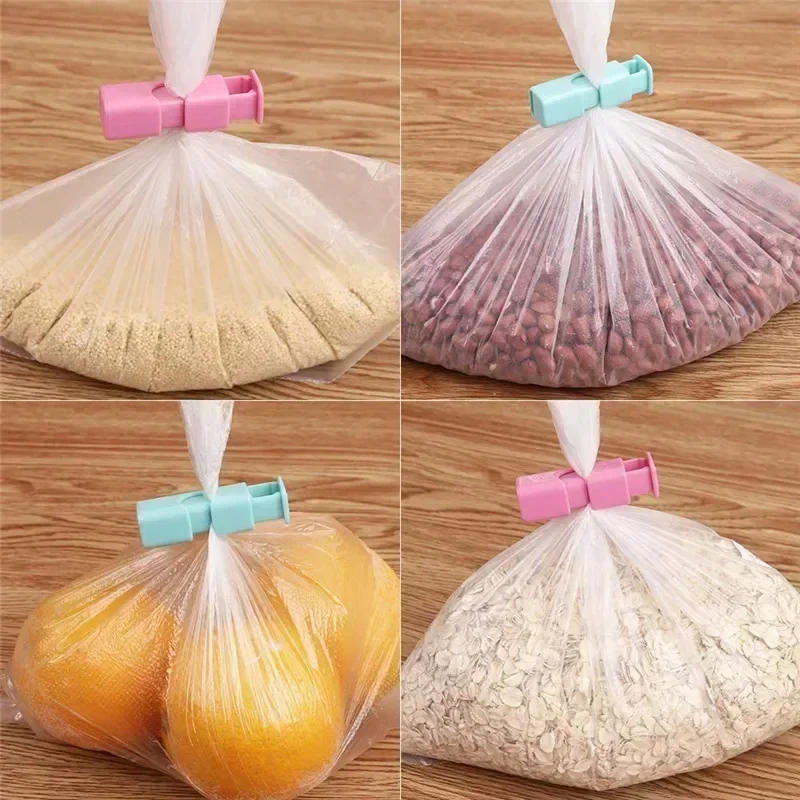 Description Picture 6 of item24/1Pcs Reusable Food Sealing Clips Plastic Pocket Sealing Clamp Snack Bread Bags Clips Kitchen Food Fresh-Keeping Storage Tool