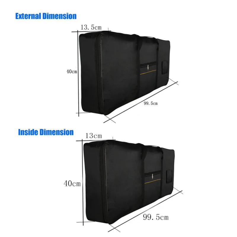 Description Picture 3 of itemM MBAT Electronic Organ Bag 61 Keys Keyboard Piano Waterproof Oxford Fabric Bag Case Musical Instruments Accessories