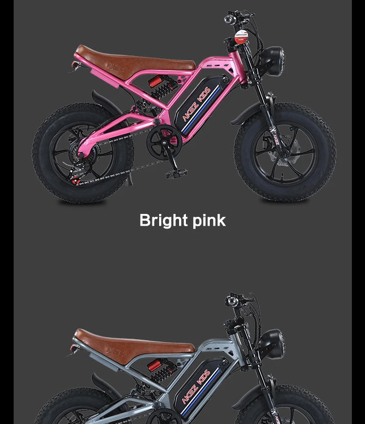 Description Picture 4 of item16 Inch 350W Motor 36V 15.6AH Electric Bike Electric Mini Kids Bike Outdoor cycling Fat tire Mountain balance electric Bicycle