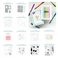New March Mini Stamp Set Love to Layer Notebook Stencils Metal Cutting Dies DIY Embossing Scrapbooking Die Cuts Hot Foil Plates