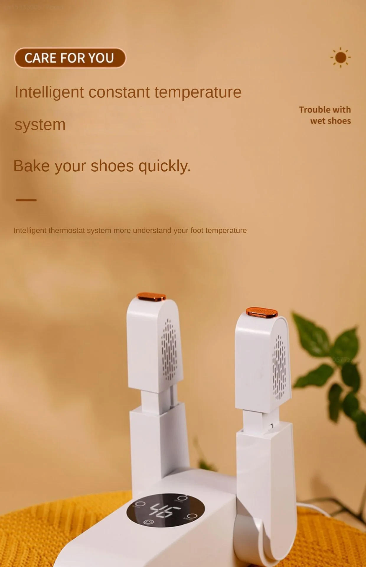 Description Picture 3 of itemXiaomi Chigo Shoe Drying Machine Multi Functional Foldable Timeable Household Dehumidification Constant Temperature Shoe Dryer