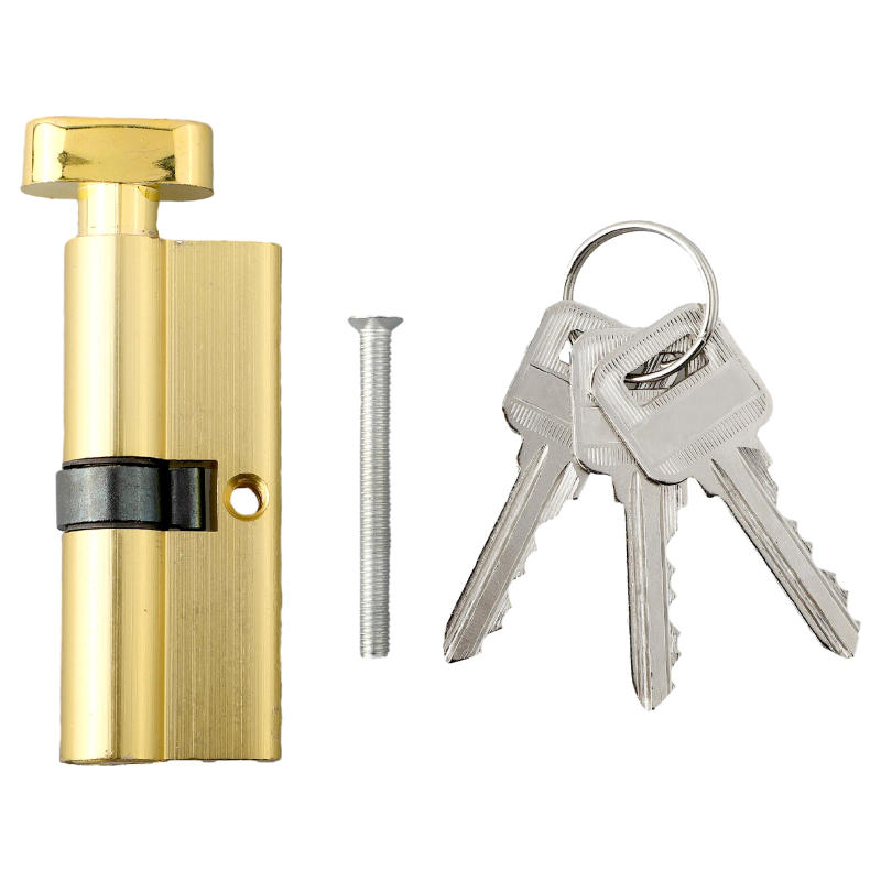 Description Picture 2 of item1 Set Door Cylinder Lock With 3 Keys Anti Pick Anti-Theft Door Lock Home Security Bedroom Thumb Turn Cylinder Door Lock