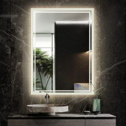 24 x 32 LED Bathroom Mirror 24x32 Led Mirror for Bathroom 32" x 24" Bathroom Mirror with Lights Anti-Fog Dimmable CRI90+