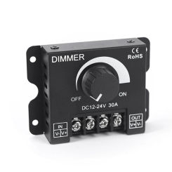 LED Soft and Hard Light Bar Dimmer Brightness Adjuster Knob Switch 12V/24V30A