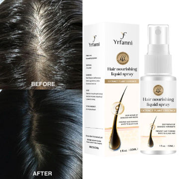 Dense Hair Conditioner Spray Nourishing Revitalize Follicles Hair Root Care Botanical Extracts Serum Deep Repair Scalp Treatment