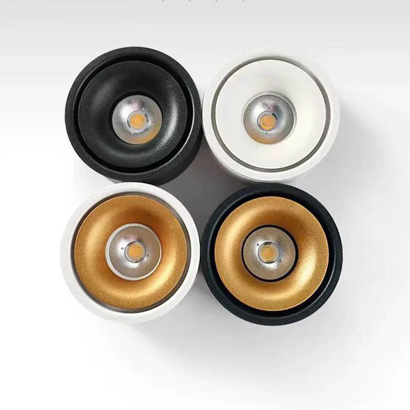 Description Picture 4 of itemDimmable LED Surface Mounted Downlight COB Spotlight Ceiling Light 7W 10W 12W 15W Round Surface Mounted Downlight 110V 220V