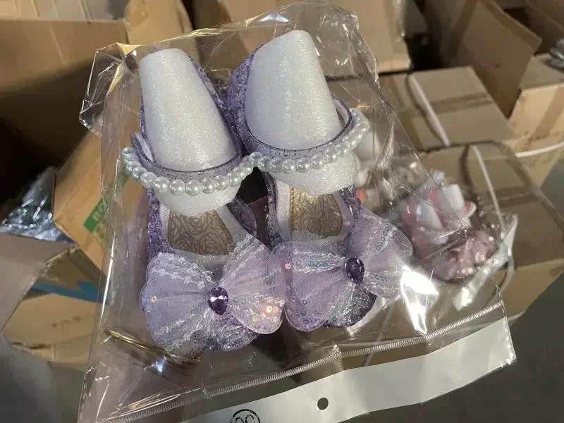 Description Picture 6 of itemKids Princess Sandal Children Summer Adorable Beach Shoes Girls Lightweight Breathable Soft Bottom High Heels Crystal Sandals