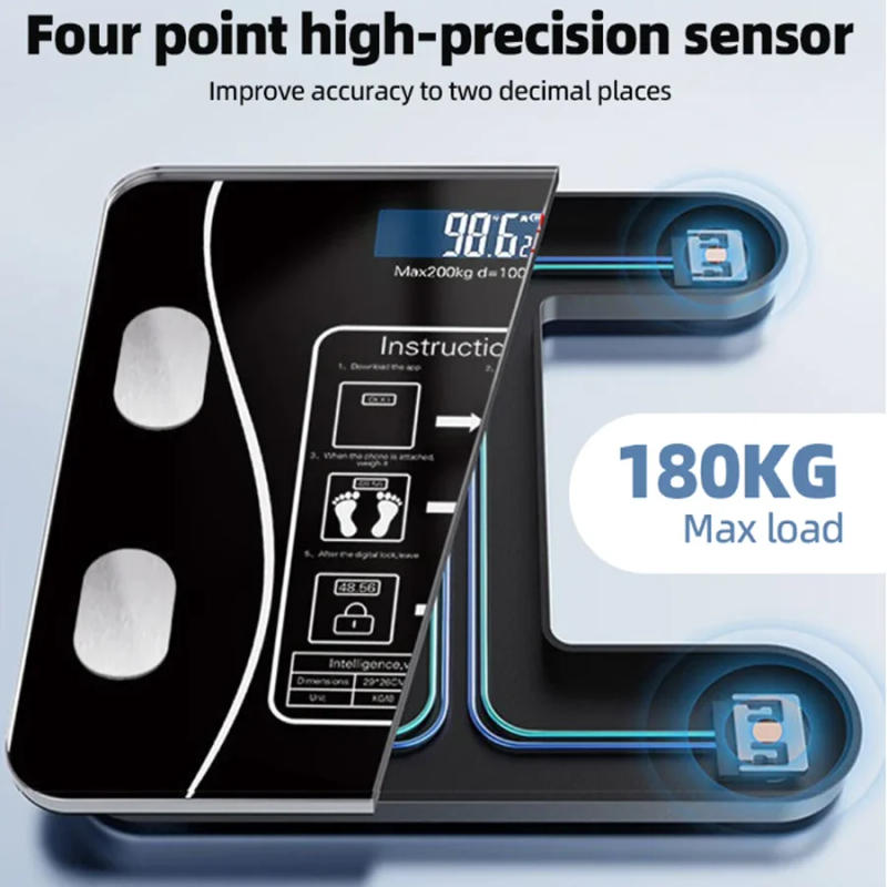 Description Picture 3 of itemAccurate Smart Weight Scale Professional Fat Smart Bluetooth Measurement Height Weight Multi-functional Human Electronic Scale