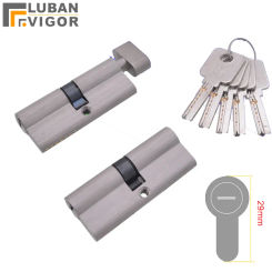 Door lock cylinder cores with 5keys,height 29MM,one side opened ,double sides opened,Interior door zinc alloy lock cylinder