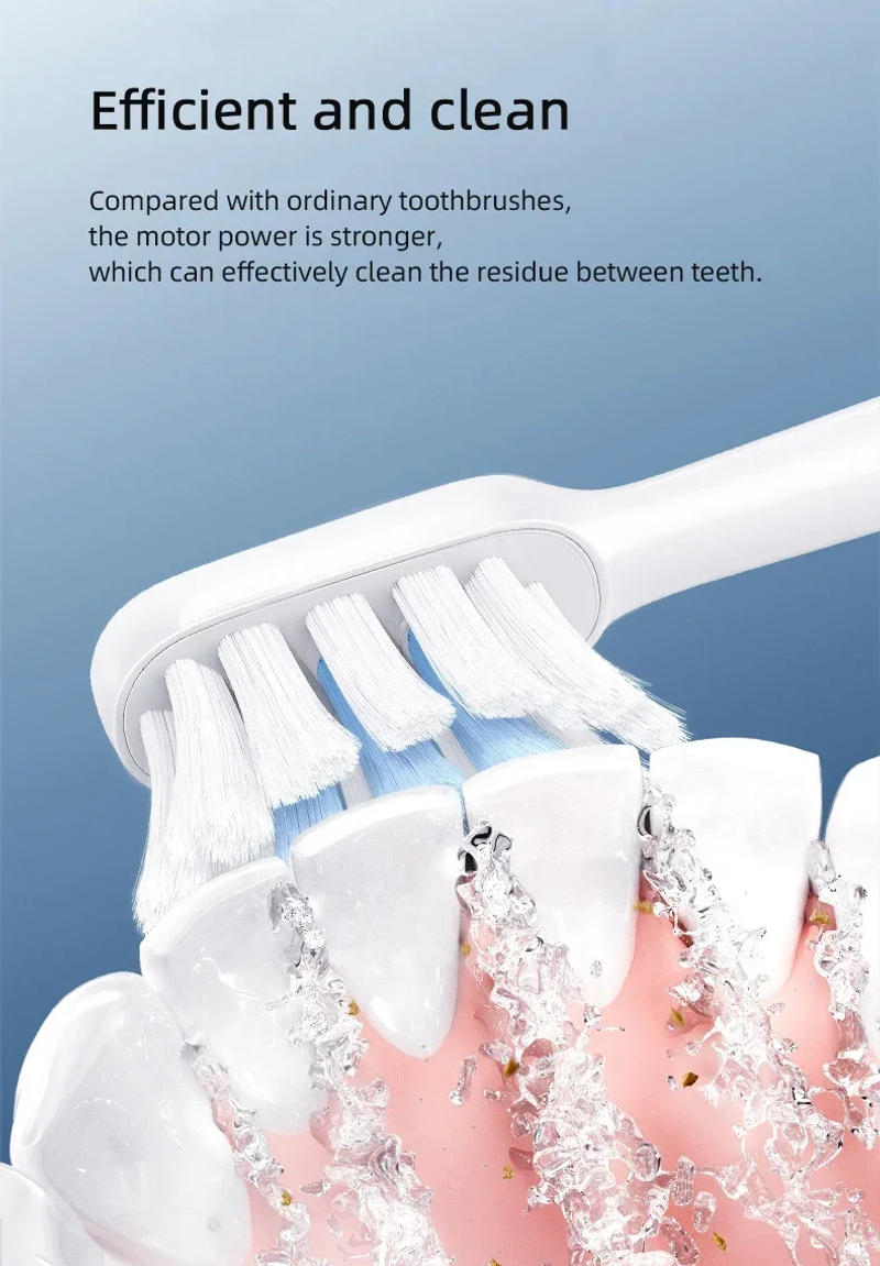 Description Picture 3 of itemXIAOMI MIJIA Sonic Electric Toothbrush T301 Cordless Rechargeable Toothbrush IPX8 Waterproof Rust-Free Electronic Tooth Brush