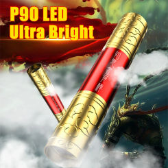 Mini Portable LED Flashlight Black Myth WuKong  Zoom Torch Built-in Battery USB Rechargable Handheld Emergency Camping Lantern