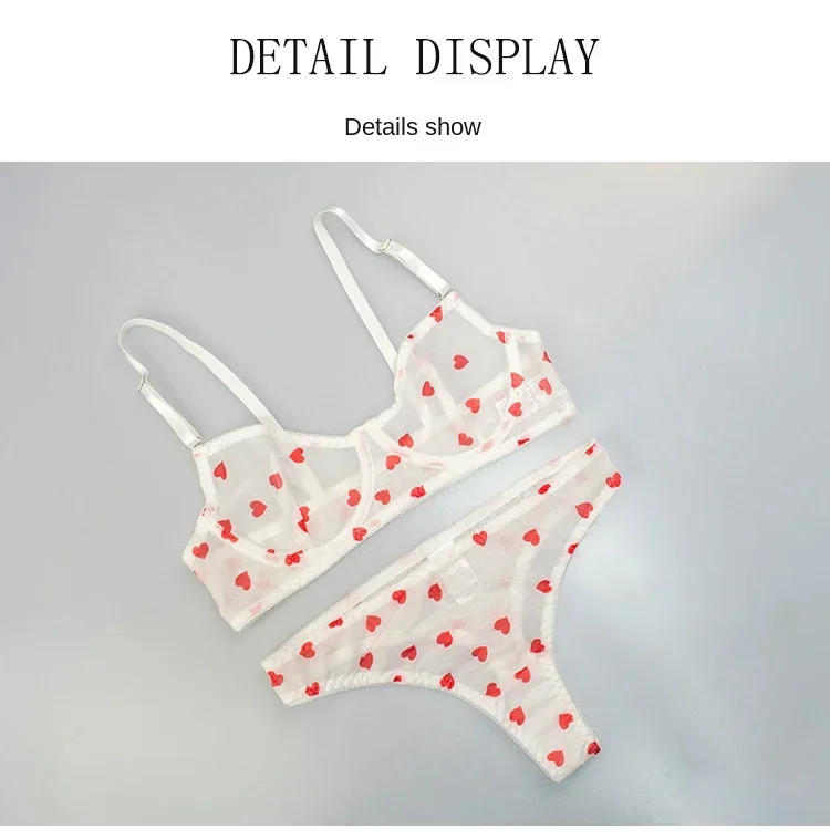 Description Picture 3 of itemFemale Lingerie Sexy Lingerie for Women Body Shorts Push-up Bra Fancy Woman Underwear Transparent Intimate Lingerie Set