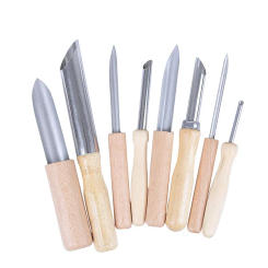 4Pcs Pottery Clay Hole Puncher Stainless Steel Ceramic Cutting Punching Modeling Sculpture Tool Polymer Wax Clay Tools