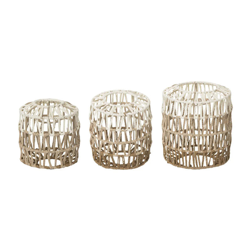 Description Picture 2 of itemPaper Rope Lampshade Boho Lampshade Ceiling Light Shade Boho Bulb Guard Woven Lamp Shade for Teahouse Farmhouse Restaurant