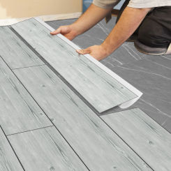 5/10pcs PVC Wood Grain Floor Stickers, Peel And Stick , Thickened Waterproof Non-slip Floor , Suitable For Renovation Decoration
