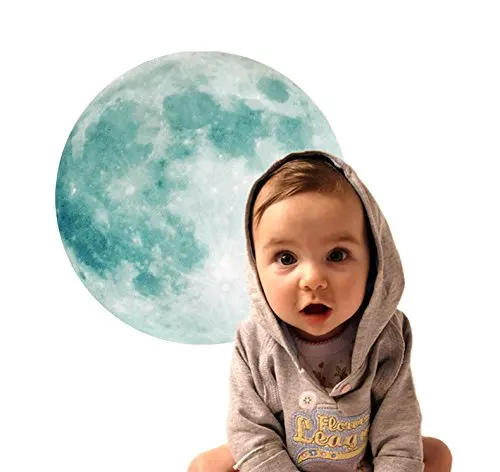 Description Picture 6 of itemLuminous Stickers At Night Glow In The Dark Wall Stickers Room Decor Glow In The Dark Moon Star for Ceiling Kids' Bedroom Decor