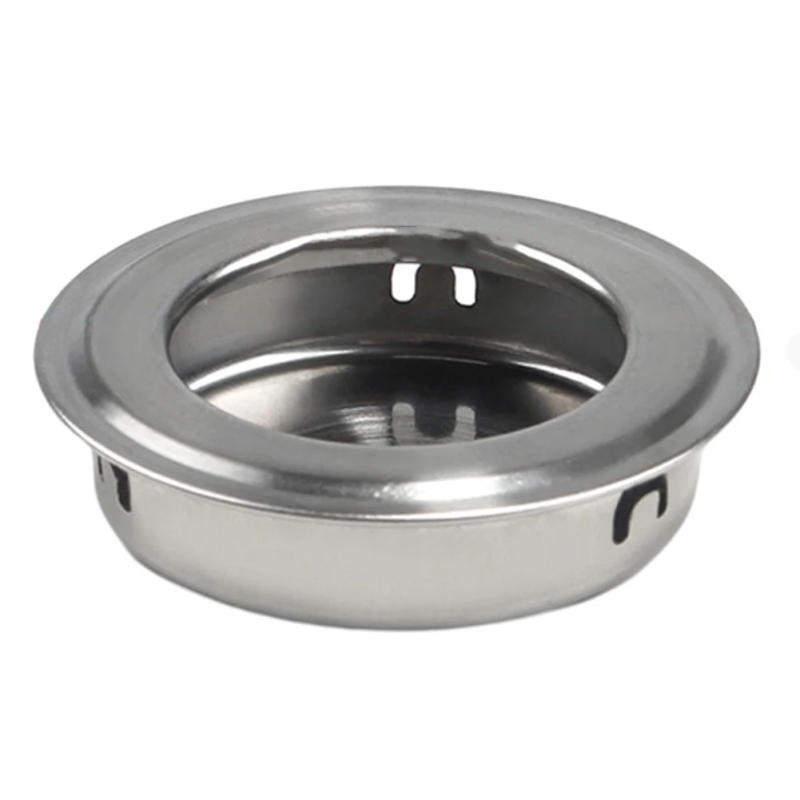 Description Picture 4 of item6Pcs Stainless Steel Circular Recessed Sliding Door Handles Set Round Flush Finger Pulls For Cabinets Dressers Drawers Wardrobes