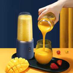 2024 New Portable Blender Mini Mixer Electric Juicer Machine Fresh Fruit Juice Blender Smoothie Maker Blender Cup Home Travel