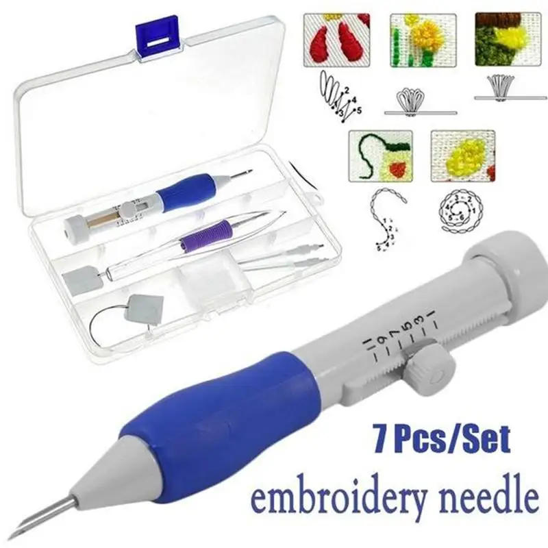 Description Picture 3 of itemDIY Embroidery Punch Needle Kit Embroidery Pen Set Clothes Embroidery Knitting Sewing Needle Stitching Tool Set