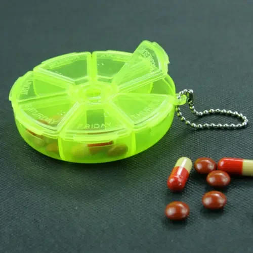 Description Picture 3 of item약통 Pill Cases & Splitters  Pill Medicine Box Holder Storage Organizer Container Case Splitters Travel Boxes Pilulier Semainier