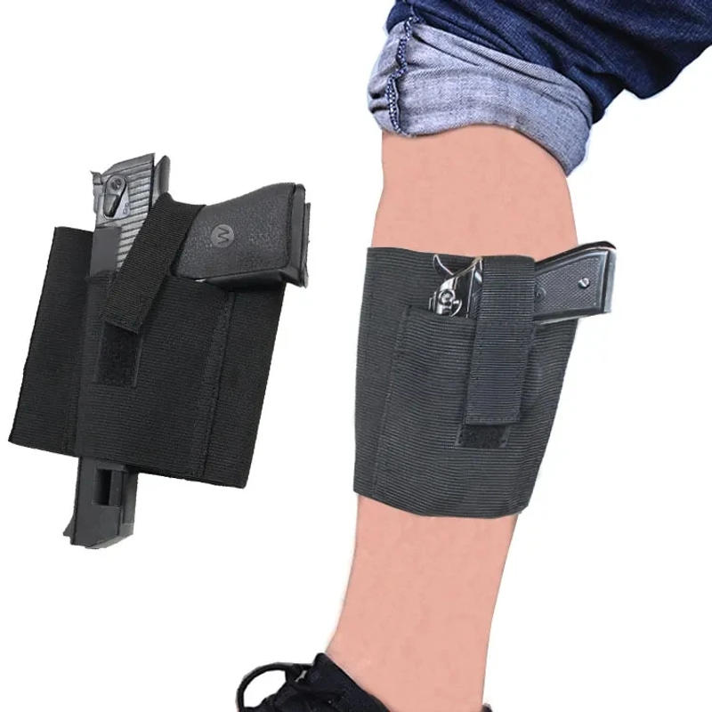 Description Picture 4 of itemTactical Drop Leg Platororm Holster Handgun Concealed Ankle Leg Pouch Elastic Pistol Gun Carry Bag Hunting Gun Glock Accessories