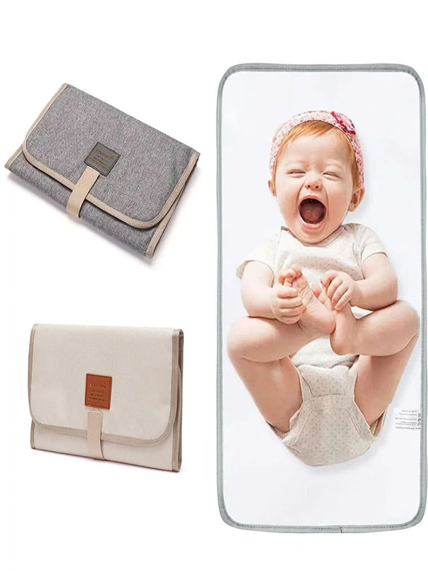 Description Picture 2 of itemPortable Changing Pad for Baby Diaper Changing Pad Foldable Waterproof Nappy Changing Mat Travel Diaper Change Sheet Diaper Bag
