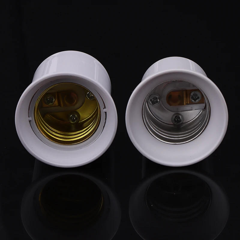 Description Picture 4 of item1Pc America European Plug E27 Lamp LED Bulbs Base E27 To EU US Plug Lamp Holder Converter Socket Adapter White Light Socket
