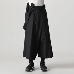 Men's Casual Pants Wide Leg Pants Style Dark Department Asymmetric Super Loose Pants Octant Skirt Pants Trendy Men