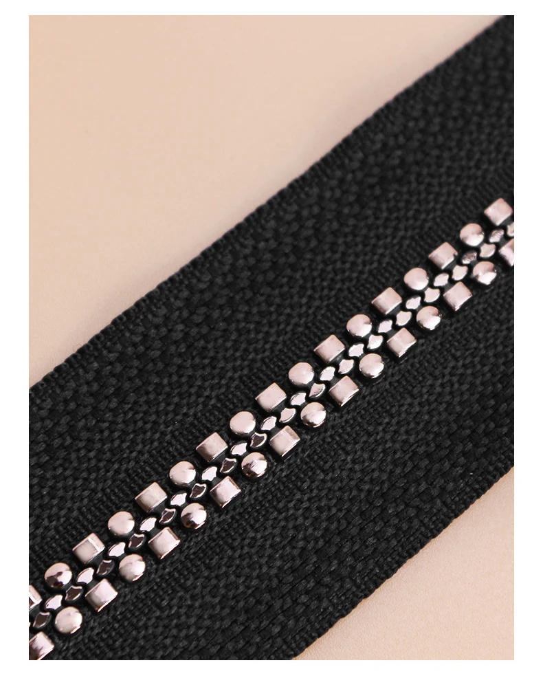 Description Picture 3 of item5PCS 5# Beautiful Zippers 40/50/60/70/80cm Open-end Auto Lock Zippers Rose Gold Resin Teeth Zipper Apparel Accessories