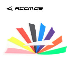 ACCMOS 36pcs 3inch Arrow Feather Fletching TPU Rubber Vane Archery DIY Hunting Shooting Accessories