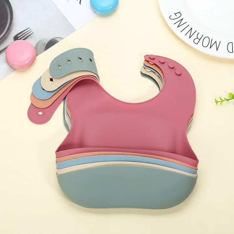 Description Picture 3 of itemIns Baby Bibs 3D Slicone Waterproof Bibs Adjustable Size Baby Feeding ToolsSaliva Dripping Towel Children Scarf BPA Free Baberos