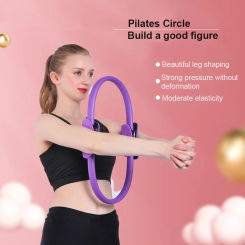 1pc Yoga Pilates Ring - Durable Non-Slip Exercise Circle Fitness Magic Circle  for Toning & Sculpting Pilates Ring Flexibility