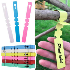 100PCS Waterproof Plant Markers Plastic Plant Hanging Tags Gardening Plant Marker Label Tools Garden Pots & Planters Supply