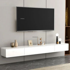 Wall-mounted TV Stands Modern Living Room Furniture for Household Dangling TV Cabinet Minimalist Small Apartment wood Tv Cabinet