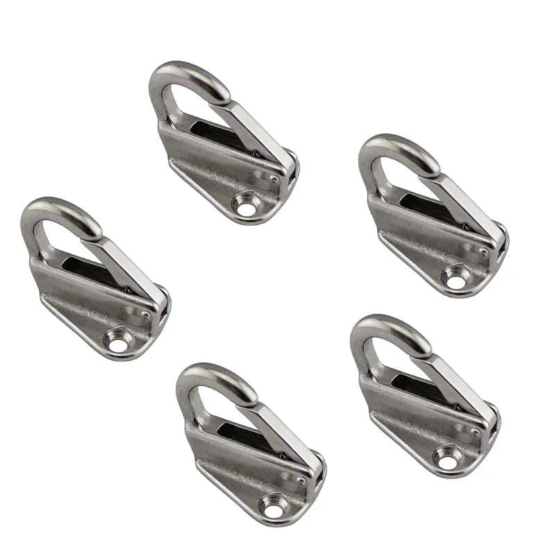 Description Picture 3 of item5PCS Fending Hooks Fender Spring Clip Fender Eye Hook Marine Boat Hardware Accessories Sail Tug Fender Hook 316 Stainless Steel