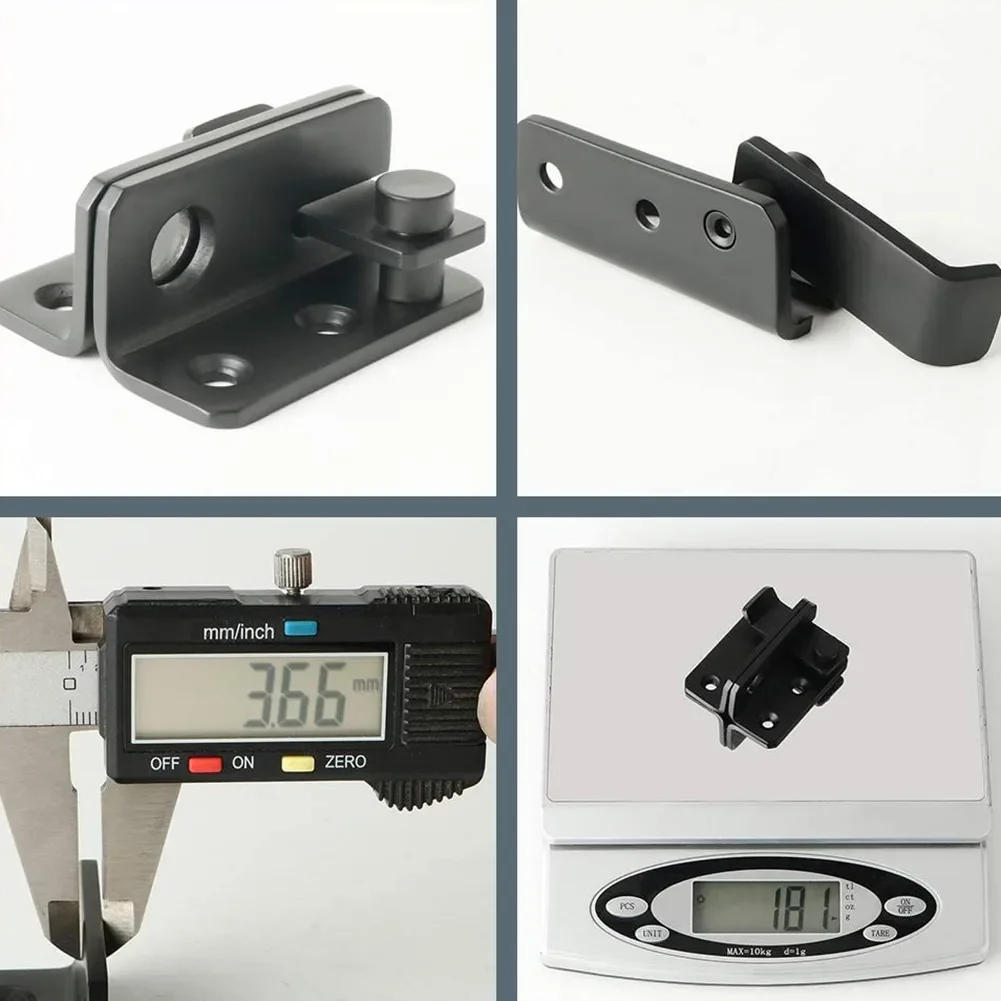 Description Picture 5 of itemSliding Barn Door Latch For Locking Sliding Right Angle Door Lock Gate Bolt Cabinet Closet Antitheft Security Window Door Lock