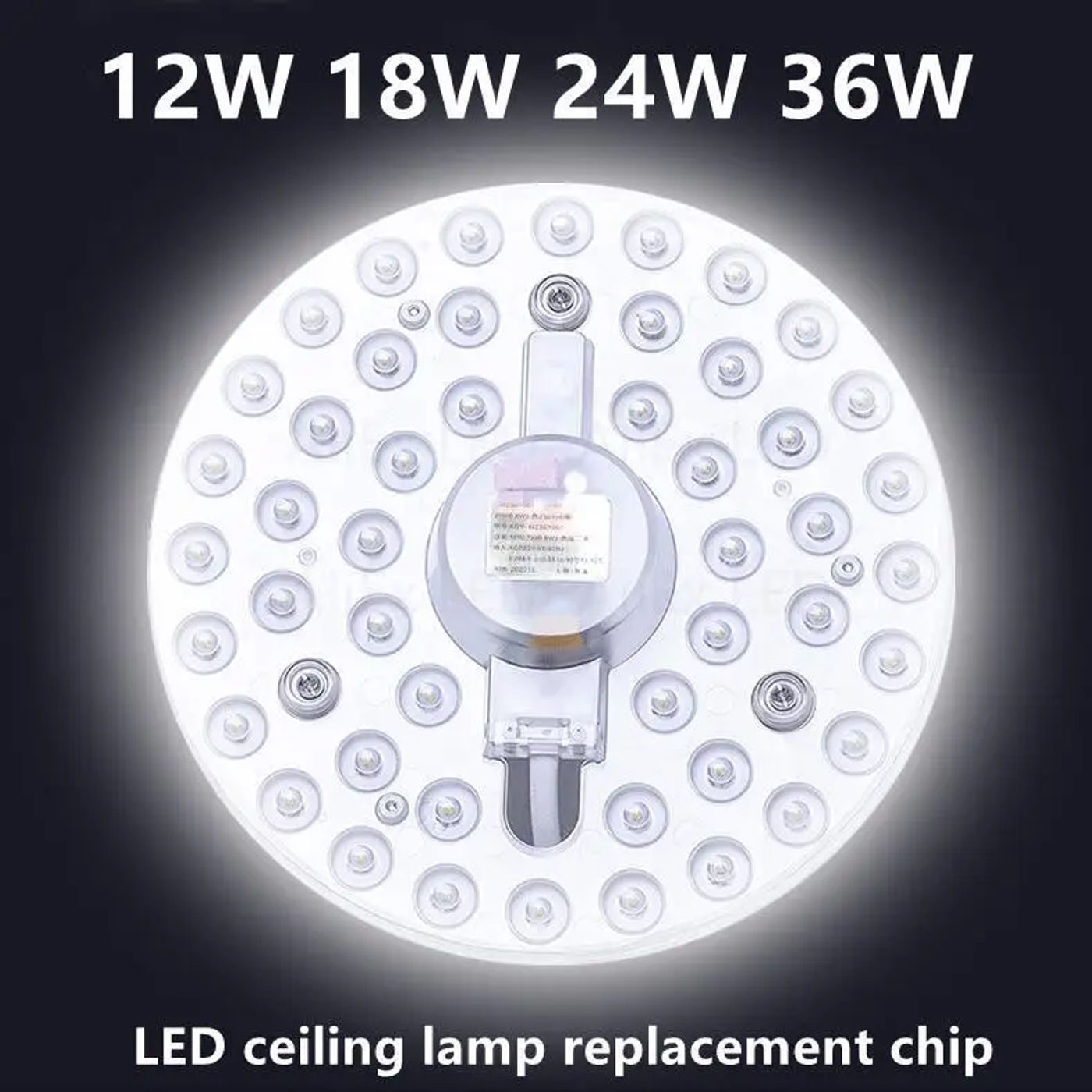 Description Picture 3 of item72W 48W 36W 24W 18W LED Ring PANEL Circle Light 220V LED Ceiling board the circular lamp board LED ceiling lamp replacement chip