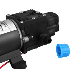 12V DC 100W 8L/Min 160Psi High Pressure Diaphragm Self Priming Water Pump for Wash