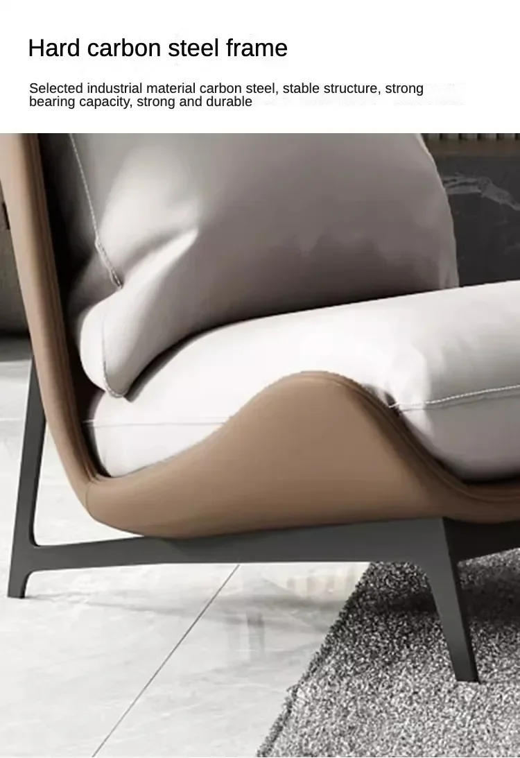 Description Picture 5 of itemChaise Nordique Gold Living Room Chairs Design  Armchairs Gamer Lazy Interior Relaxing Backrest Single Sofa Furniture Mesas