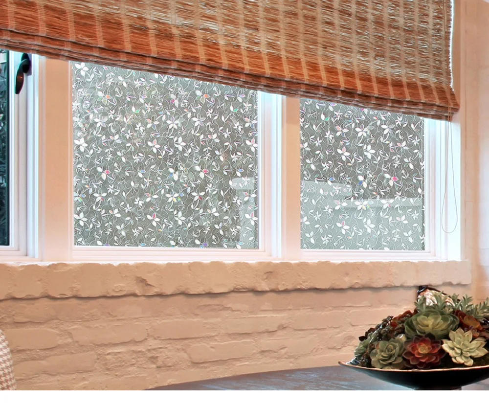 Description Picture 3 of itemWindow Film Window Self-Adhesive Film 3D Static Decoration Window Sticker, for UV Rejection Heat Control Energy Saving Privacy