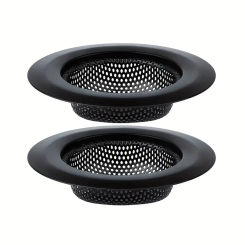 2Pcs Kitchen Sink Filter Stainless Steel Mesh Sink Strainer Filter Bathroom Sink Strainer Drain Hole Filter Trap Waste Screen