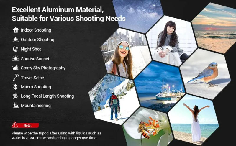 Description Picture 4 of itemSmallrig 2 In 1 Tripod Monopod Aluminium Alloy Tripod With Ball Head 360° Rotate 15kg Max Load for Outdoor Photography