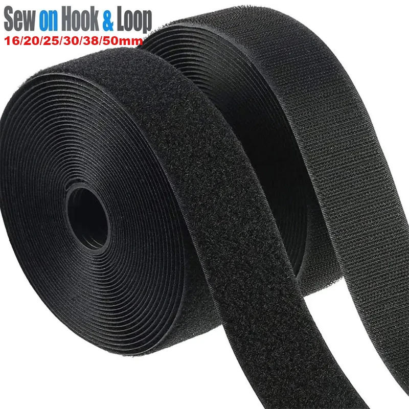 Description Picture 2 of item5Meters/Pair Nylon Hook and Loop Fastener Tape No Glue Hook Loop Adhesive Sewing-On Magic Tape DIY Clothing Accessories