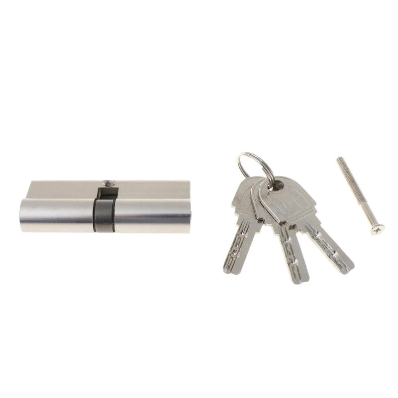 Description Picture 6 of itemWooden Door Lock Cylinder with 3 Keys Anti-rust Single Open Lock Cylinder for