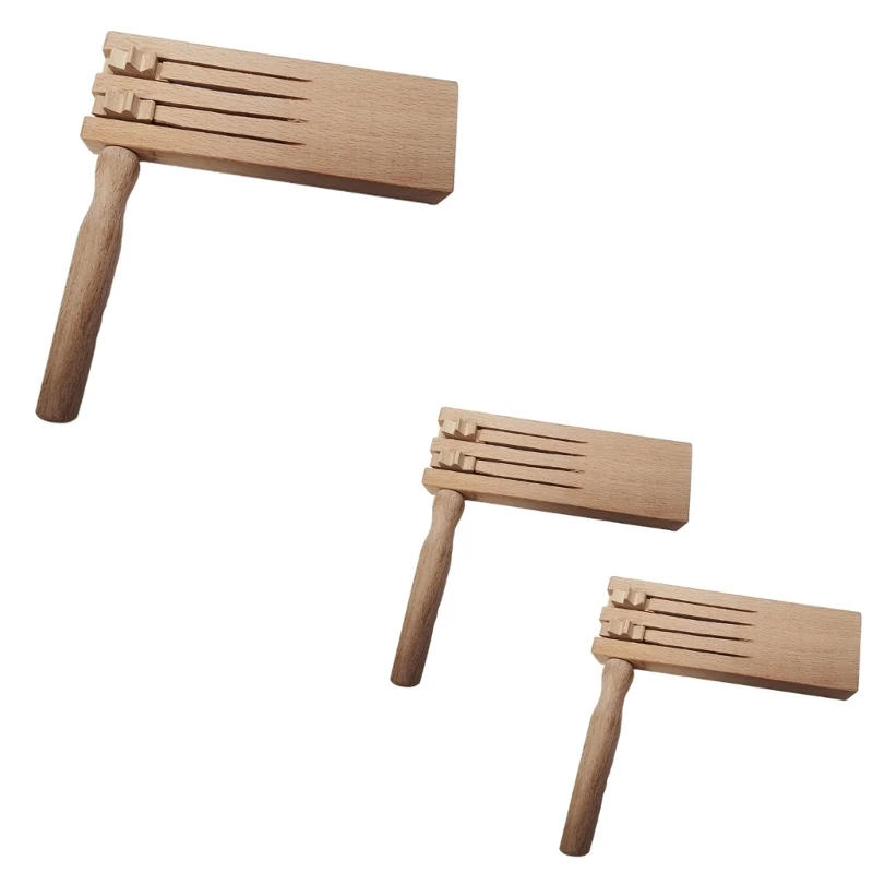 Description Picture 2 of itemWood Ratchet Noise Makers Mexicans Matraca Kids Percussion Wood Castanets Toy Spinner Rattle Soundboard Educational Toy