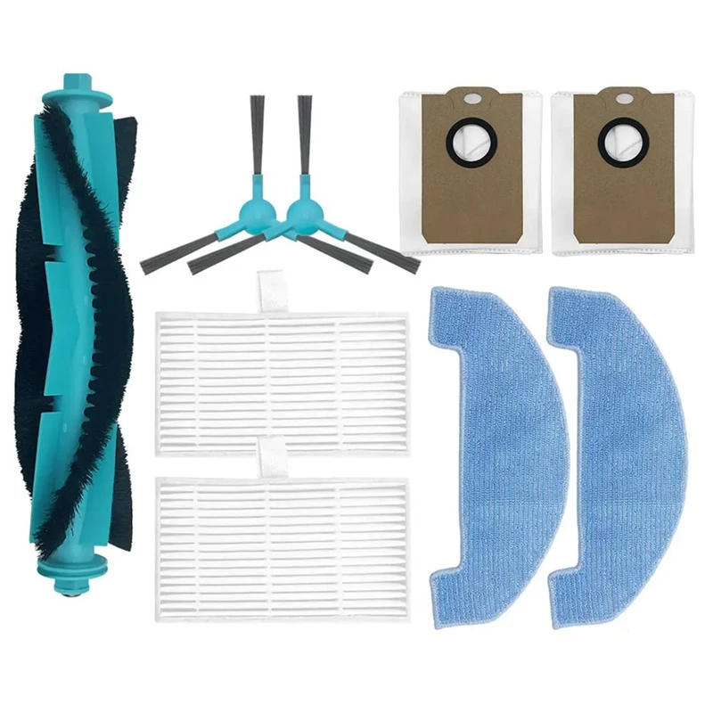 Description Picture 2 of itemFor Midea S5 Plus / Conga 2299 Ultra Home X-Treme Genesis Robot Vacuum Parts Main Side Brush Mop Dust Bag Filter