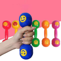 Handbell Orff Musical Instruments Exercises Bell Children Holding Fitness Dance Bells Kindergarten Rattle Cheer Tambourine Drums